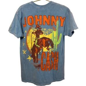 Johnny Cash Graphic T-Shirt Mens M Country Music Festival Cowboy